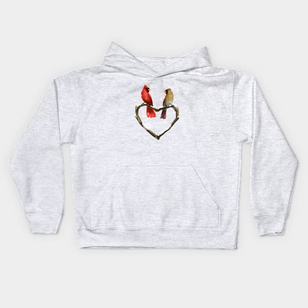 Cardinals Kids Hoodie by Warbler Creative